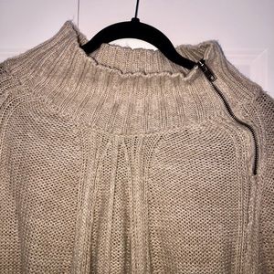 Maurices Mock Neck Zipper Sweater L/XL